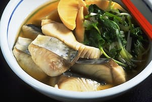 さわらとたけのこのくず煮
