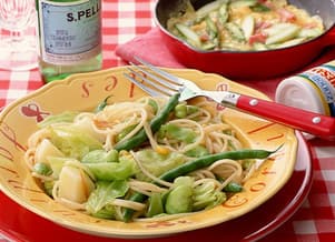 野菜たっぷりスパゲティ