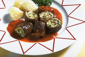 豆腐入り牛肉ロール