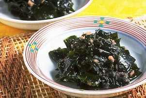 わかめの明太子あえ