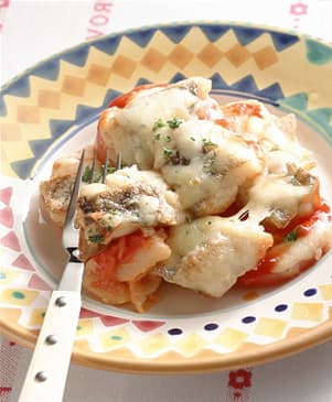 たらとポテトのチーズ焼き