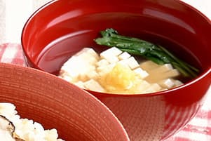 豆腐のお吸いもの