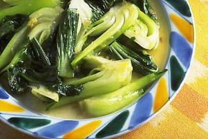 青梗菜の中国風炒め