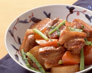 大根と豚肉のべっこう煮