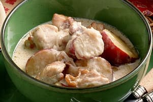 さつまいもと鶏肉のクリーム煮