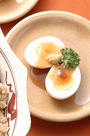 ゆで卵のあんかけ