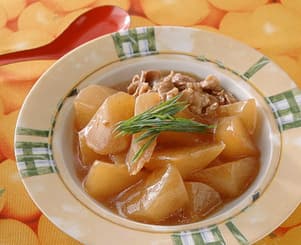 大根と豚肉のオイスターソース煮