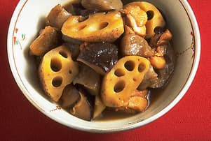 れんこんと鶏肉のあっさり煮