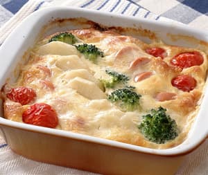 スパニッシュオムレツ風グラタン
