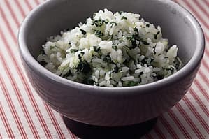 つまみ菜ご飯