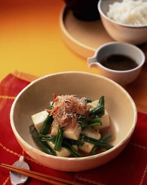 豆腐としし唐の和風ホットサラダ