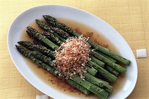 アスパラガスの焼きびたし
