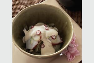 たことセロリのあえもの