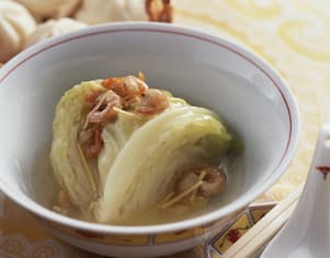 春キャベツの中国風スープ煮