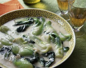 ナイ油扇貝青菜（青梗菜の帆立てクリーム煮）
