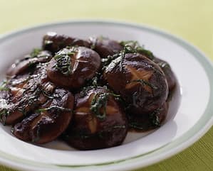 しいたけの青じそバター炒め