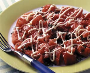 トマトのバジルサラダ
