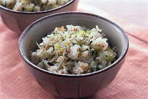 じゃこ入り菜めし