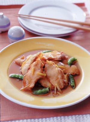 鶏のから揚げ　レモンソース