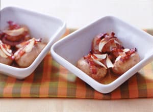 マッシュルームのベーコン焼き