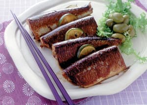 さんまの漬け焼き