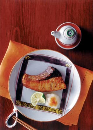 ぶりの塩焼き