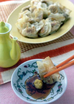 セロリ入りひと口餃子