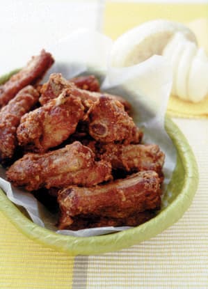 スペアリブのしょうが風味揚げ