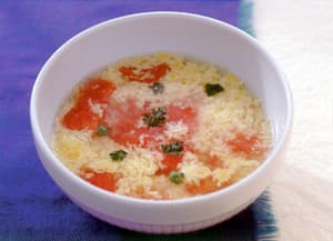 トマトのチーズスープ