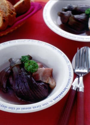 なすとベーコンのスープ煮