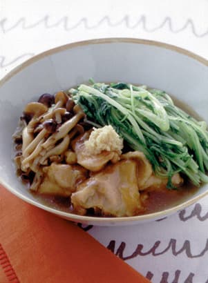 水菜たっぷりの治部煮