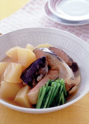 鮭と大根の煮もの