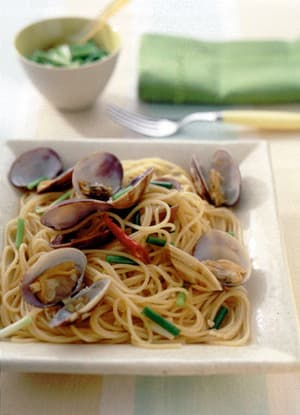 あさりのバターしょうゆスパゲティ