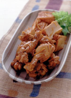 手羽元と厚揚げの煮もの