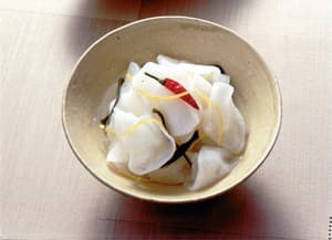 大根の浅漬け　ゆず風味