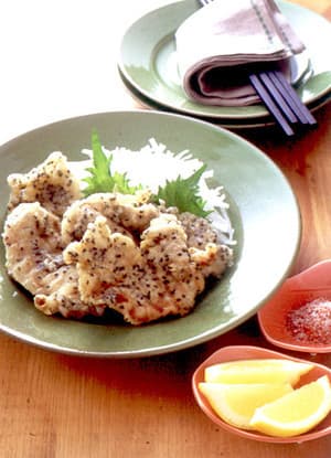 豚肉のごま天ぷら