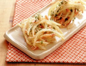 玉ねぎと桜えびのかき揚げ