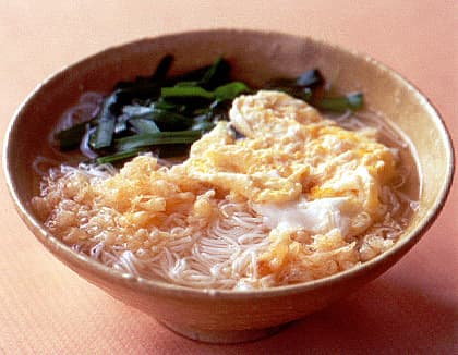 にらたま入りにゅうめん