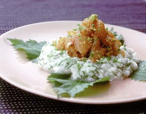 鯛のごまじょうゆあえ