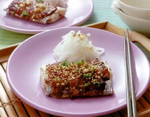たち魚のねぎみそ焼き