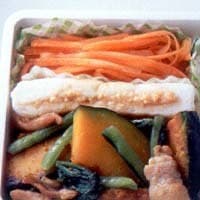 鶏みそのはんぺんはさみ焼き