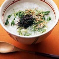 青菜のおかゆ