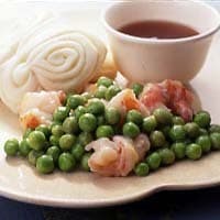 えびとグリーンピースの中華炒め