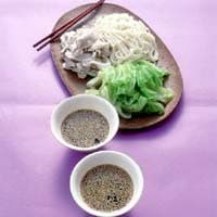 梅風味のつけ麺