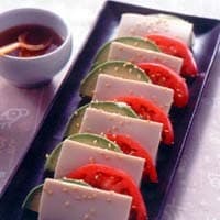 豆腐とトマトとアボカドのサラダ