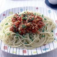 みそミートソーススパゲティ