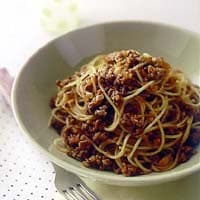 ドライカレースパゲティ