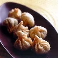 ザーサイ枝豆揚げ餃子
