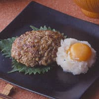 れんこん入りおろしハンバーグ