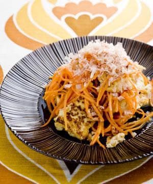 豆腐とにんじんのチャンプルー